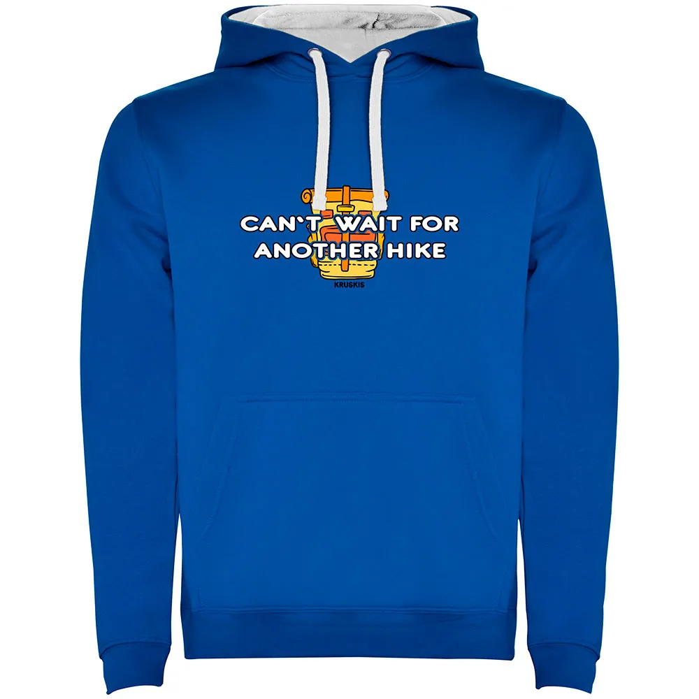 Kruskis Cant Wait Bicolor Hoodie Blauw