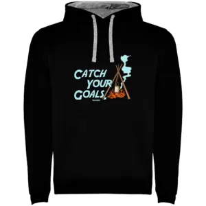 Kruskis Catch Your Goals Bicolor Hoodie Zwart