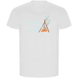 Kruskis Catch Your Goals Eco T-shirt Met Korte Mouwen Wit
