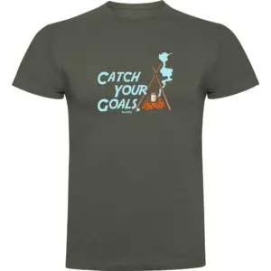 Kruskis Catch Your Goals T-shirt Met Korte Mouwen Groen