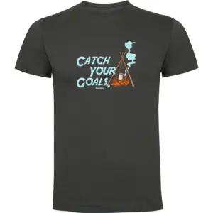 Kruskis Catch Your Goals T-shirt Met Korte Mouwen Grijs