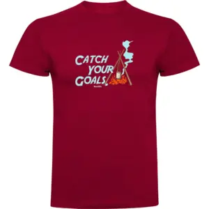 Kruskis Catch Your Goals T-shirt Met Korte Mouwen Rood