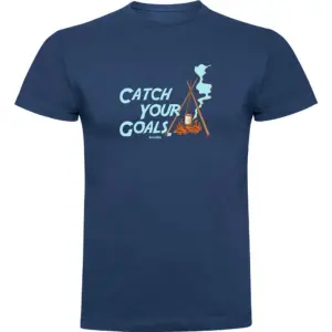 Kruskis Catch Your Goals T-shirt Met Korte Mouwen Blauw