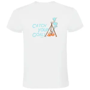 Kruskis Catch Your Goals T-shirt Met Korte Mouwen Wit