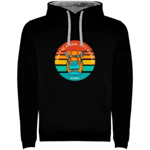 Kruskis Dont Be Afraid Bicolor Hoodie Zwart