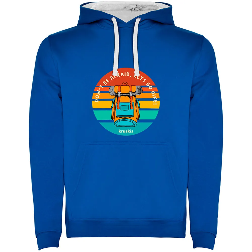 Kruskis Dont Be Afraid Bicolor Hoodie Blauw