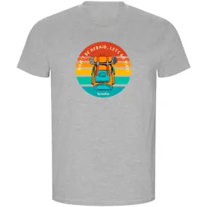 Kruskis Dont Be Afraid Eco T-shirt Met Korte Mouwen Grijs