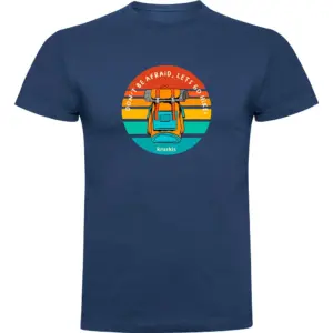 Kruskis Dont Be Afraid T-shirt Met Korte Mouwen Blauw