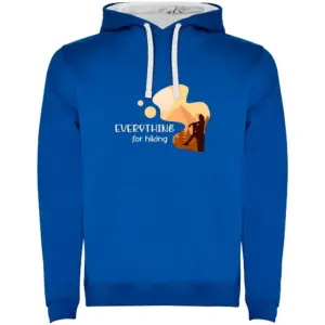 Kruskis Everything For Hiking Bicolor Hoodie Blauw