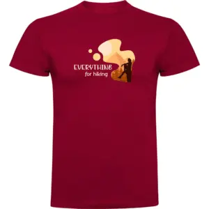 Kruskis Everything For Hiking T-shirt Met Korte Mouwen Rood