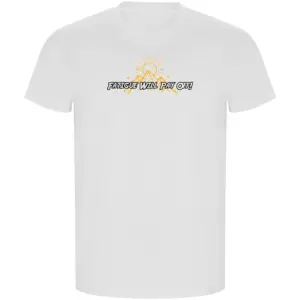 Kruskis Fatigue Will Pay Off Eco T-shirt Met Korte Mouwen Wit