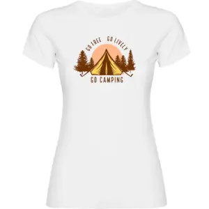 Kruskis Go Free Go Lively T-shirt Met Korte Mouwen Wit