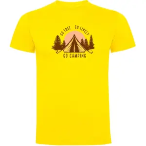 Kruskis Go Free Go Lively T-shirt Met Korte Mouwen Geel