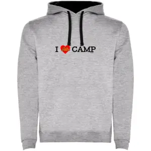 Kruskis I Love Camp Bicolor Hoodie Zwart