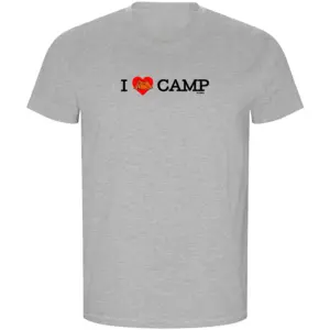 Kruskis I Love Camp Eco T-shirt Met Korte Mouwen Grijs