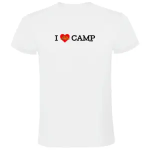 Kruskis I Love Camp T-shirt Met Korte Mouwen Wit