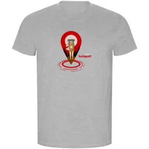 Kruskis Map Hotspot Eco T-shirt Met Korte Mouwen Grijs