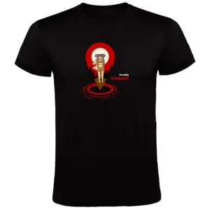 Kruskis Map Hotspot T-shirt Met Korte Mouwen Zwart