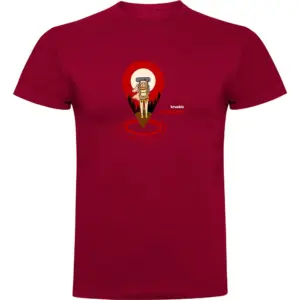Kruskis Map Hotspot T-shirt Met Korte Mouwen Rood