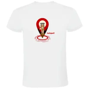 Kruskis Map Hotspot T-shirt Met Korte Mouwen Wit