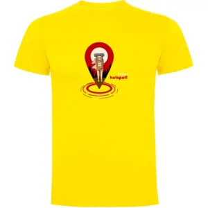 Kruskis Map Hotspot T-shirt Met Korte Mouwen Geel