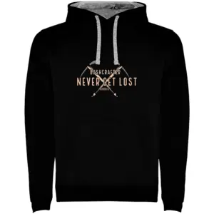 Kruskis Never Get Lost Bicolor Hoodie Zwart
