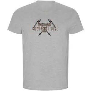 Kruskis Never Get Lost Eco T-shirt Met Korte Mouwen Grijs