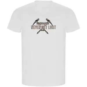 Kruskis Never Get Lost Eco T-shirt Met Korte Mouwen Wit