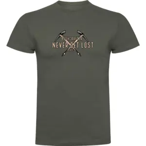 Kruskis Never Get Lost T-shirt Met Korte Mouwen Groen