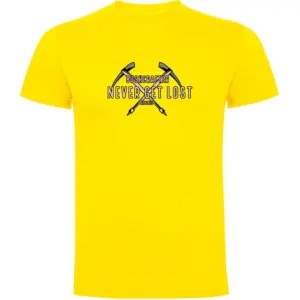 Kruskis Never Get Lost T-shirt Met Korte Mouwen Geel