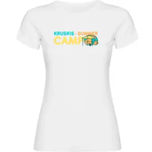 Kruskis Summer Camp T-shirt Met Korte Mouwen Wit