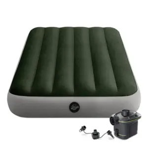 Intex Individueel Opblaasbaar Matras Met Ventilator En Fibertech Multicolor