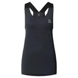 Haglofs Ridge Mouwloos T-shirt Zwart
