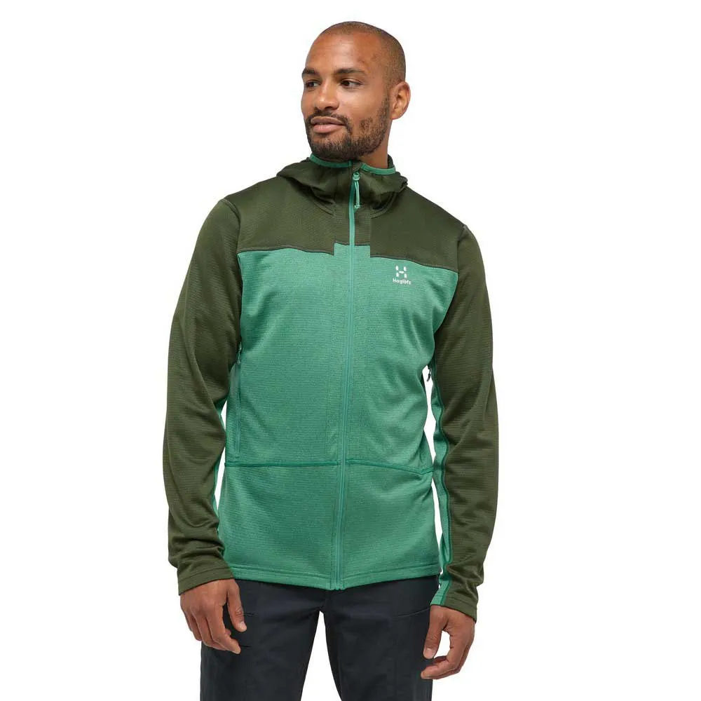 Haglofs Roc Flash Mid Sweatshirt Met Rits Groen