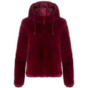 Rehall Fluffy-r Fleece Met Volledige Rits Cordovan