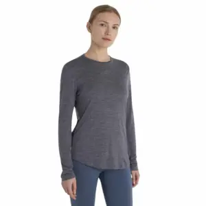 Icebreaker Merino 125 Cool-lite Sphere Iii T-shirt Met Lange Mouwen Marineblauw