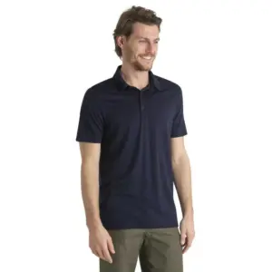 Icebreaker Merino 150 Tech Lite Iii Korte Mouw Poloshirt Marineblauw
