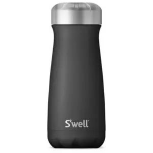 Swell Onyx 470ml Wide Mouth Traveler Thermosfles Zwart