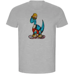 Kruskis Dino Snow Eco T-shirt Met Korte Mouwen Grijs