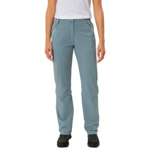 Vaude Farley Stretch Capri T-zip Iii Broek Blauw