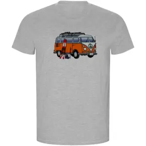 Kruskis Hippie Van Ski Eco T-shirt Met Korte Mouwen Grijs