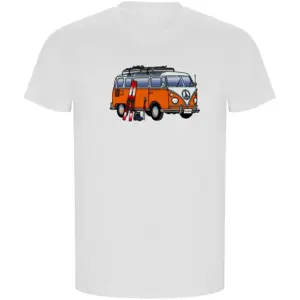 Kruskis Hippie Van Ski Eco T-shirt Met Korte Mouwen Wit