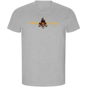 Kruskis Campfire Is Calling Eco T-shirt Met Korte Mouwen Grijs