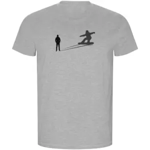 Kruskis Shadow Snow Eco T-shirt Met Korte Mouwen Grijs