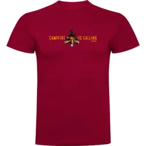 Kruskis Campfire Is Calling T-shirt Met Korte Mouwen Rood