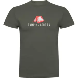Kruskis Camping Mode On T-shirt Met Korte Mouwen Groen