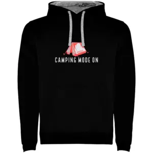 Kruskis Camping Mode On Two-colour Hoodie Zwart