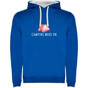Kruskis Camping Mode On Two-colour Hoodie Blauw