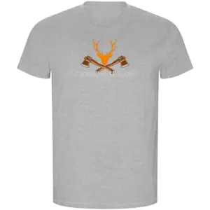 Kruskis Camping Season Eco T-shirt Met Korte Mouwen Grijs
