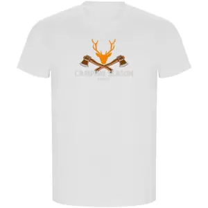 Kruskis Camping Season Eco T-shirt Met Korte Mouwen Wit